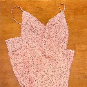 Princess Polly Light Pink Patterned Slip Dress